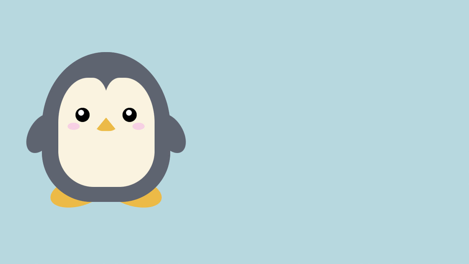 Screenshot of the Penguin | Pure CSS Codepen by Julie Park