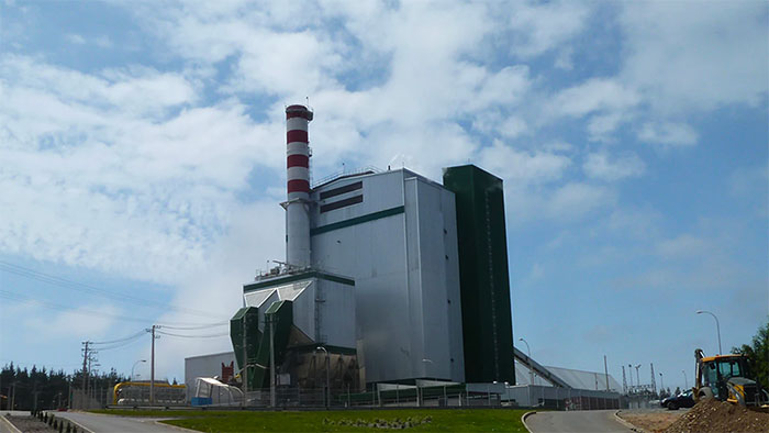 Photo of the Viñales power plant in Chile.
